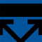 Black and Blue Arrows Cochlear Nucleus 6 Skin